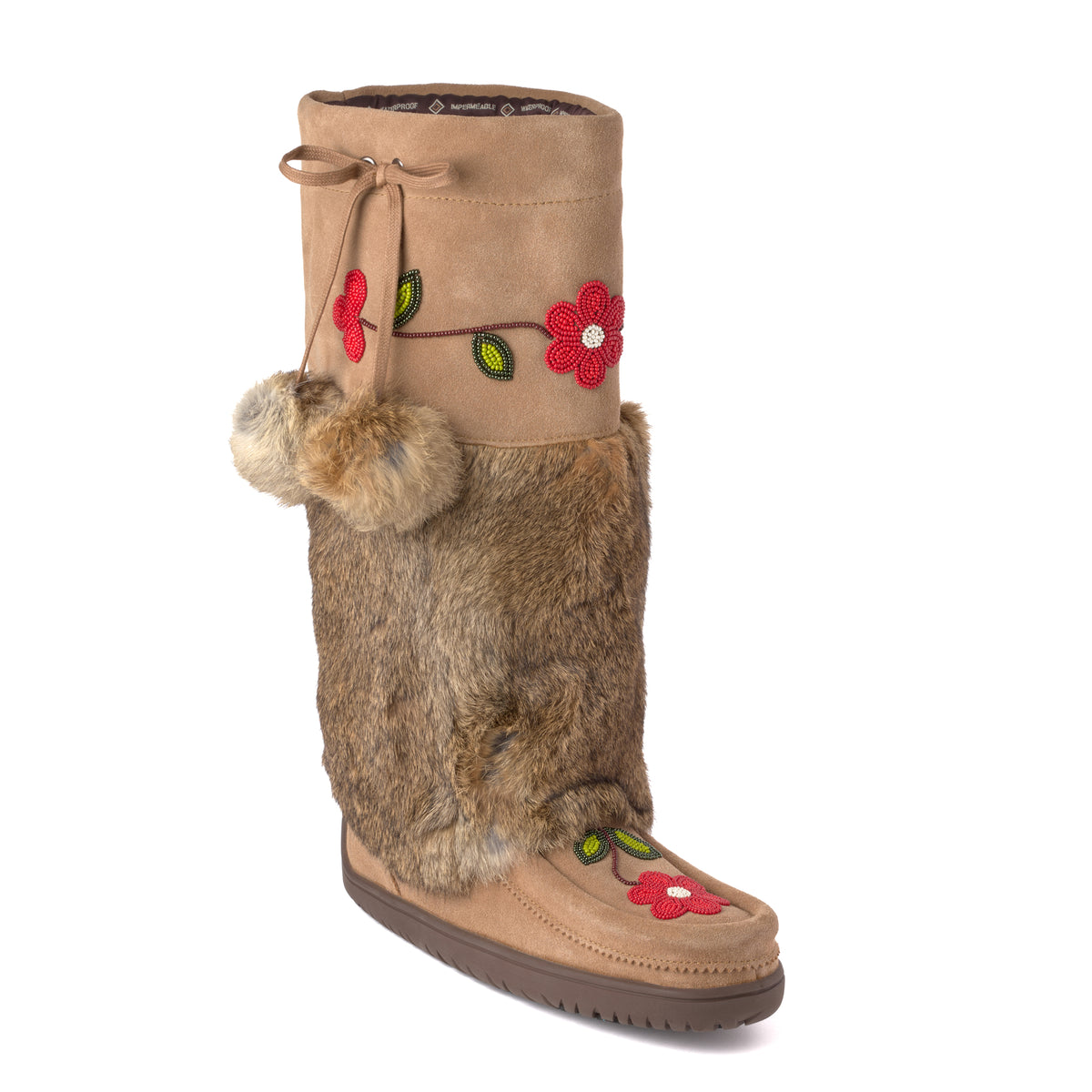 Manitobah Mukluks ダークオリーブ ムートンブーツ レディース Waterproof Métis Mukluk Manitobah