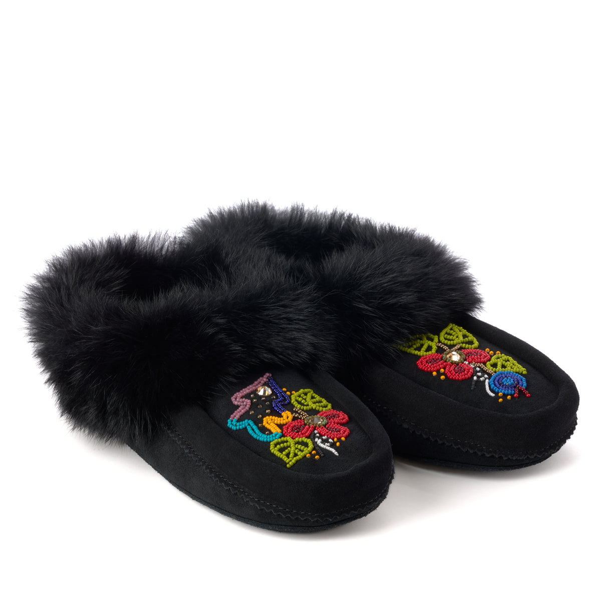 Walking in Two Worlds Moccasin Manitobah