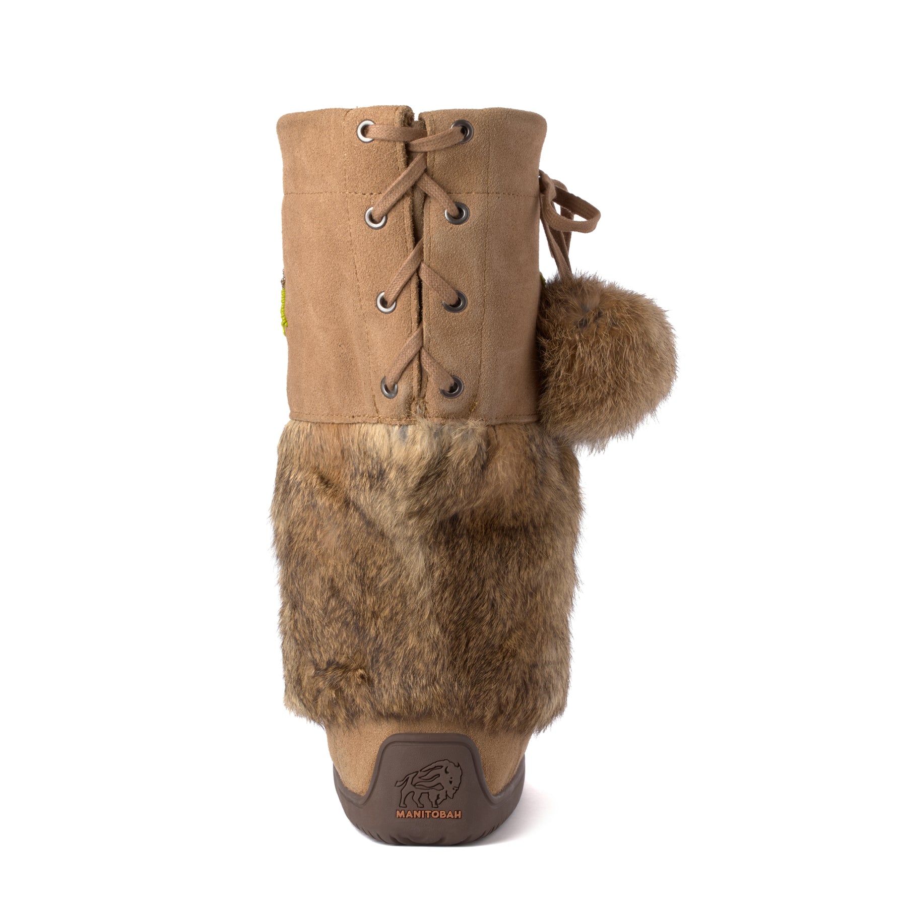 Manitobah Mukluks ダークオリーブ ムートンブーツ レディース PDPProduct_Walking-in-Two-