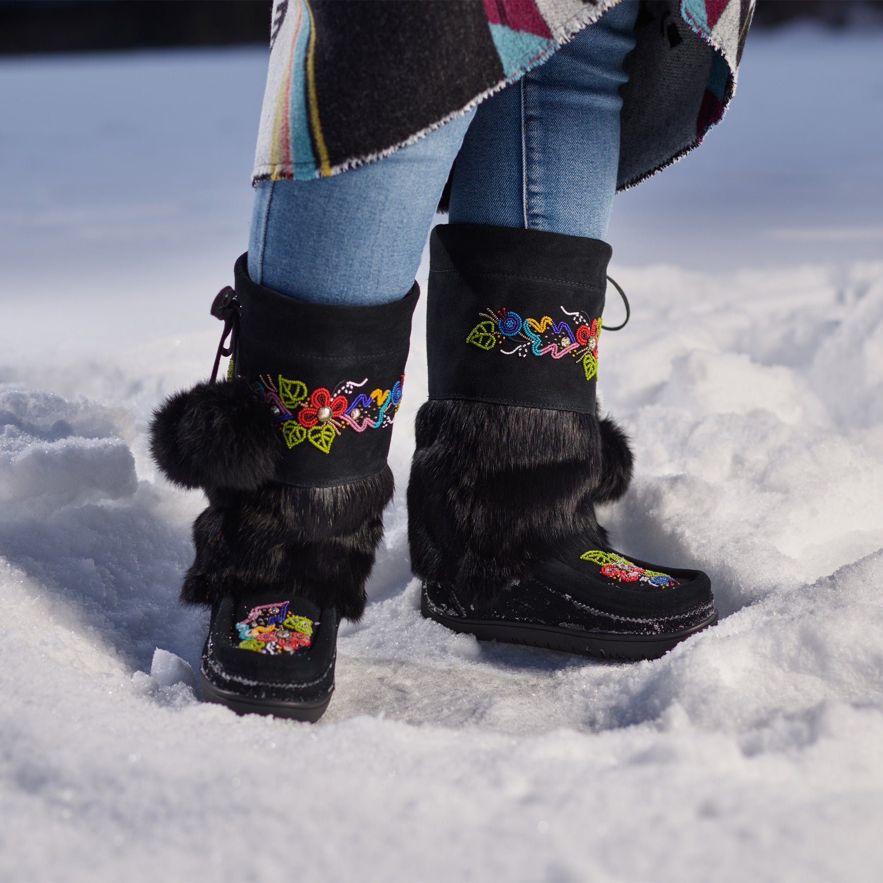 Waterproof Walking in Two Worlds Mukluk Manitobah