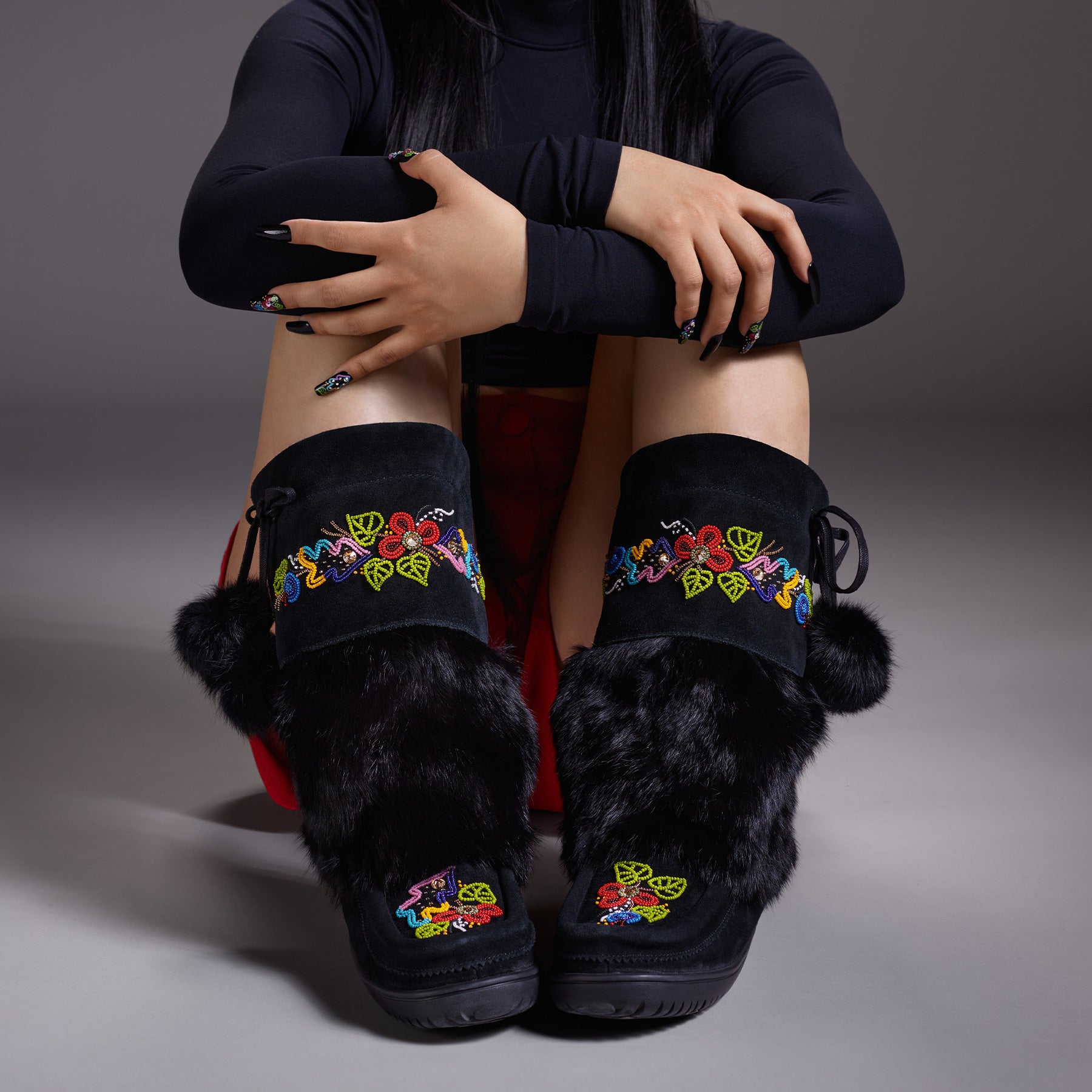 2.ミモザスワッグ Waterproof Walking in Two Worlds Mukluk Manitobah