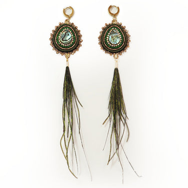 Linda Mccullough Beaded Earrings