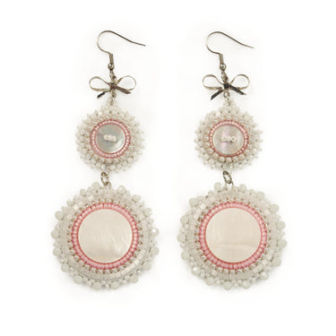 Boucles d'oreilles roses Linda Mccullough