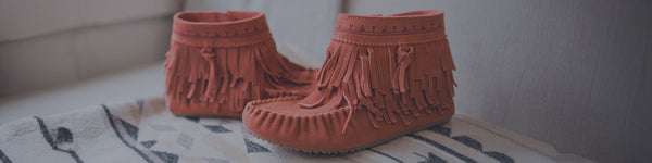Manitobah Dancer Ankle Boot in Apricot