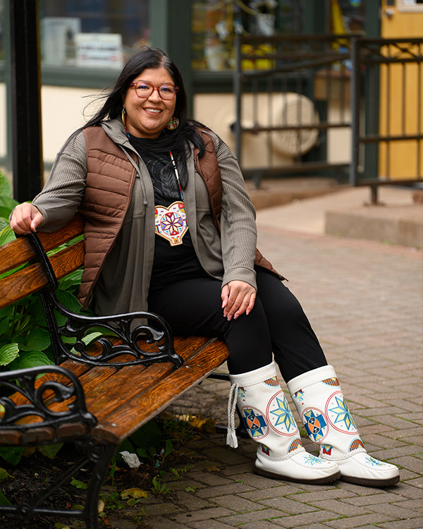 Manitobah Design: Artist Ecosystem Trade Artist Melissa Peter-Paul