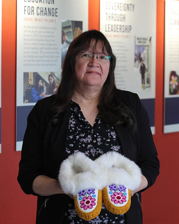 Manitobah Design: Artist Ecosystem Trade Artist Rosa Scribe